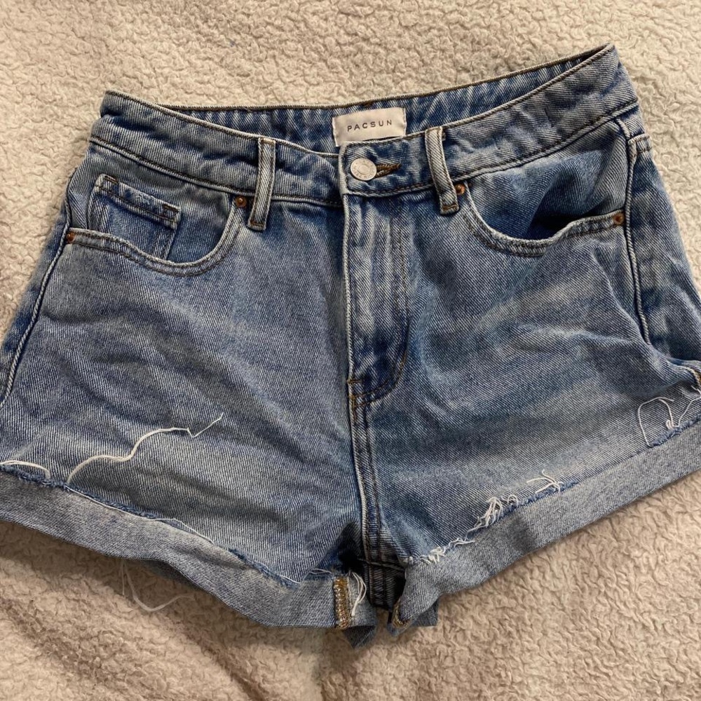 PacSun Women's Light Blue Jean Shorts